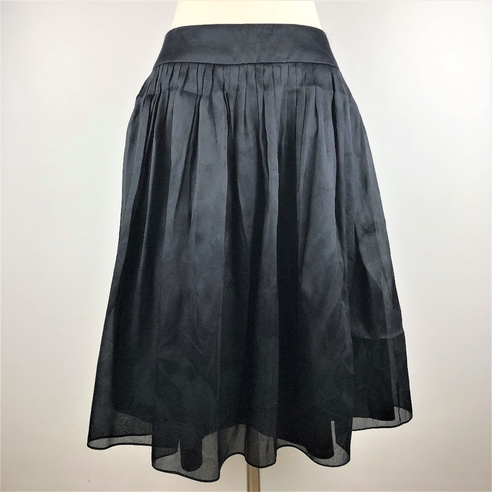 Carmen Marc Valvo Full Silk Skirt Size 6